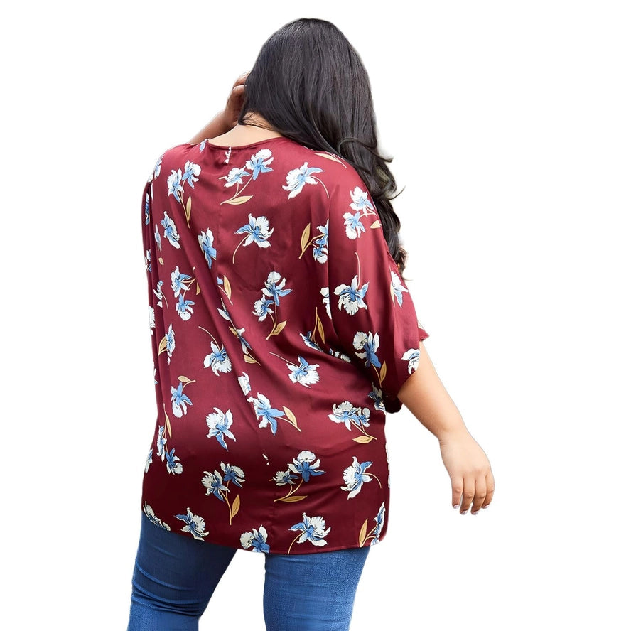 Floral Batwing Kimono