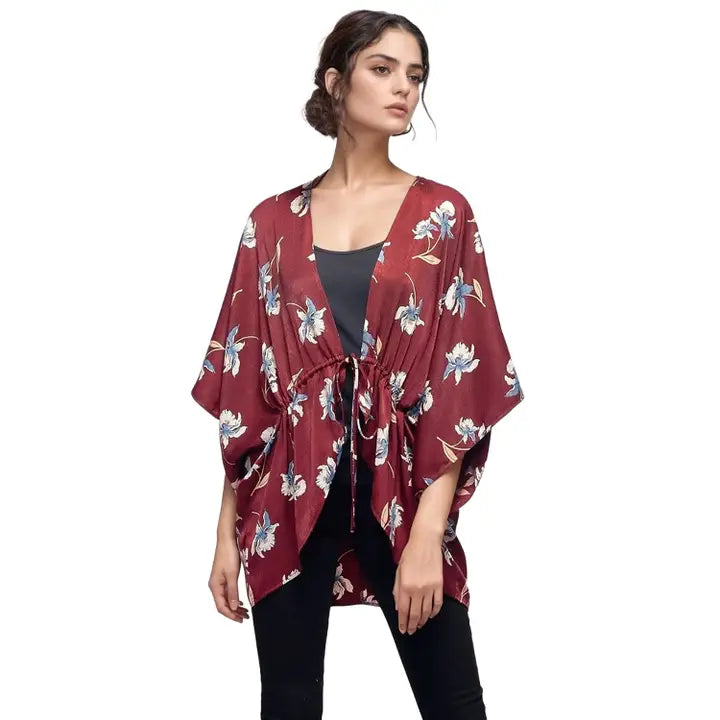 Floral Batwing Kimono