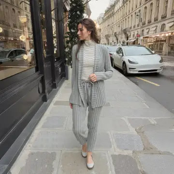 Cozy Ribbed Longline Cardigan