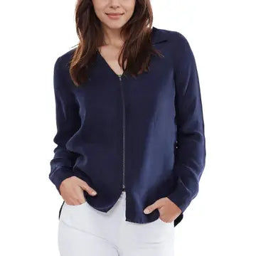 Ro and De Zip Up Dress Shirt
