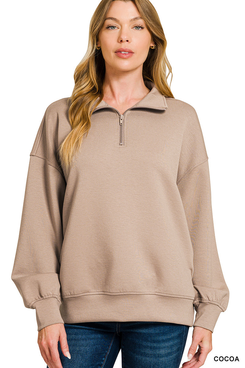 Scuba Half Zip Pull-Over
