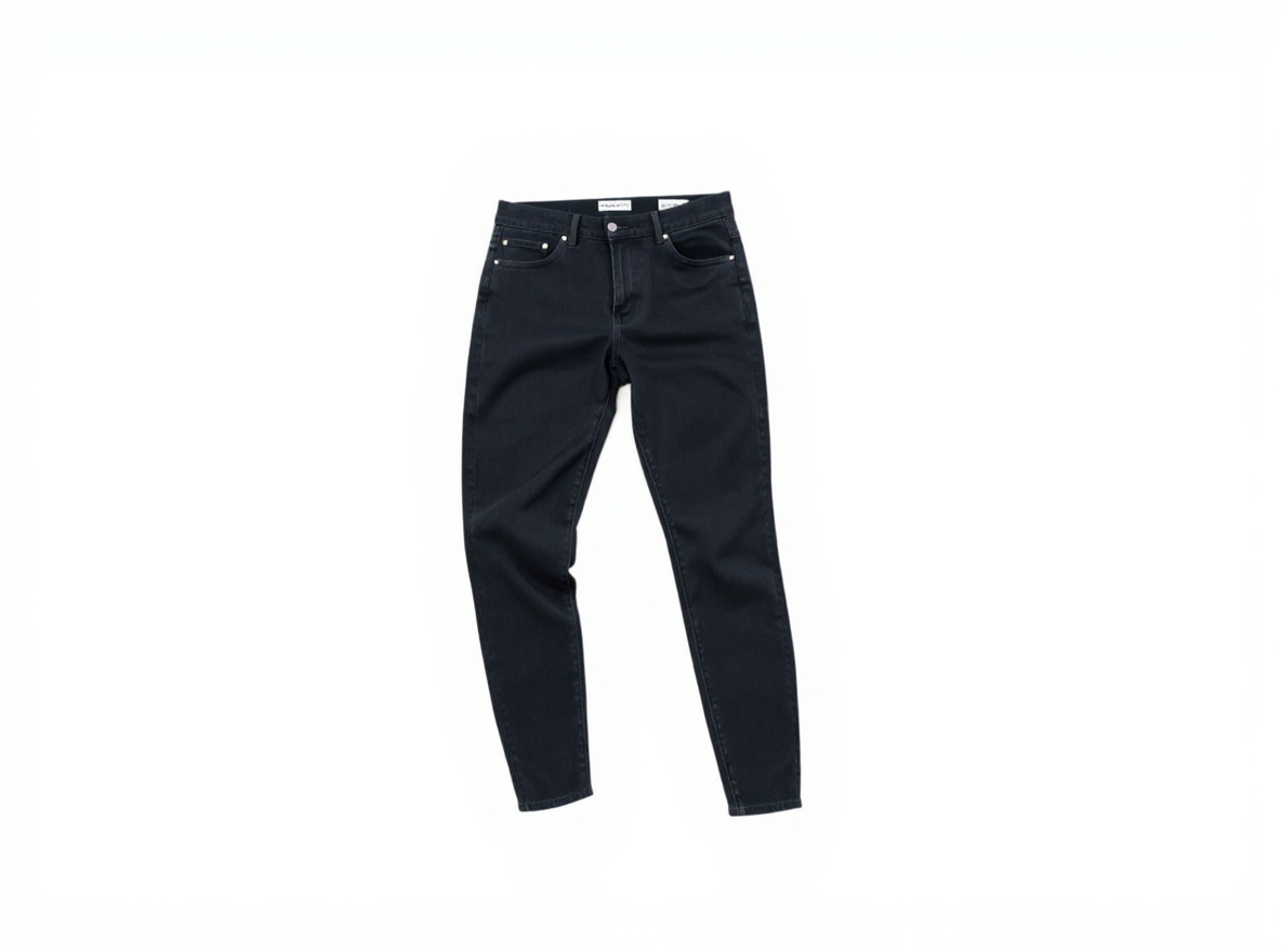 The Bond Black Mid Rise Skinny Jeans